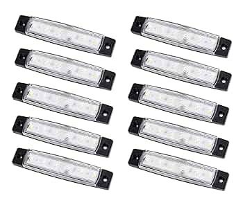 マーカー　棒マーカー　車高灯　ＬＥＤ（18個） 送料無料】 10個セット 24V 高輝度 砲弾型LED 18発 SMD 6発